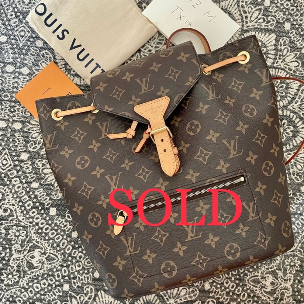 SOLD LV Montsouris backpack New Model